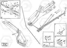 29954 Hydraulic system dipper arm EL70C VOLVO BM VOLVO BM EL70C, Volvo Construction Equipment