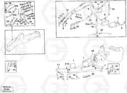 73070 Single-acting hydraulic outlett, hoses EL70C VOLVO BM VOLVO BM EL70C, Volvo Construction Equipment