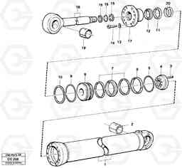 76281 Boom cylinder EL70C VOLVO BM VOLVO BM EL70C, Volvo Construction Equipment