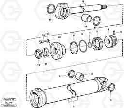 49403 Bucket cylinder EL70C VOLVO BM VOLVO BM EL70C, Volvo Construction Equipment