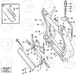 21364 Hydraulic attachment bracket EL70C VOLVO BM VOLVO BM EL70C, Volvo Construction Equipment