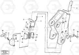 10640 Tool bar - option EL70C VOLVO BM VOLVO BM EL70C, Volvo Construction Equipment