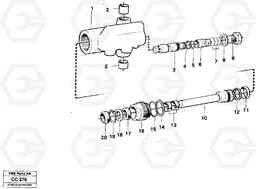 56059 Hydraulic cylinder EL70C VOLVO BM VOLVO BM EL70C, Volvo Construction Equipment