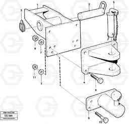 45761 Towing hitch EL70C VOLVO BM VOLVO BM EL70C, Volvo Construction Equipment