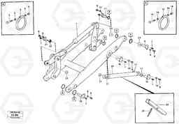 44816 Lifting frame work, assy. EL70C VOLVO BM VOLVO BM EL70C, Volvo Construction Equipment