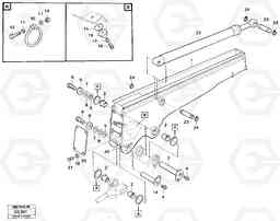 44407 Excavator arm extending inner arm EL70C VOLVO BM VOLVO BM EL70C, Volvo Construction Equipment