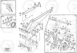 44409 Excavator dipperstick with lateral angle EL70C VOLVO BM VOLVO BM EL70C, Volvo Construction Equipment