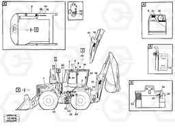 4568 Sign plates and decals EL70C VOLVO BM VOLVO BM EL70C, Volvo Construction Equipment