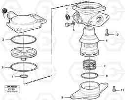 54314 Brake valve EL70C VOLVO BM VOLVO BM EL70C, Volvo Construction Equipment