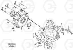 99703 Engine support and flywheel housing EL70C VOLVO BM VOLVO BM EL70C, Volvo Construction Equipment