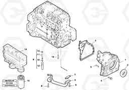 104013 Lubricating oil system EL70C VOLVO BM VOLVO BM EL70C, Volvo Construction Equipment