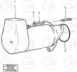 13086 Starter motor, mounting EL70C VOLVO BM VOLVO BM EL70C, Volvo Construction Equipment