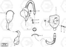 28478 Heater outlet EL70C VOLVO BM VOLVO BM EL70C, Volvo Construction Equipment