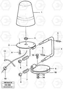 29999 Rotating beacon EL70C VOLVO BM VOLVO BM EL70C, Volvo Construction Equipment