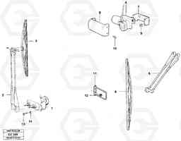 53045 Windshield wiper EL70C VOLVO BM VOLVO BM EL70C, Volvo Construction Equipment