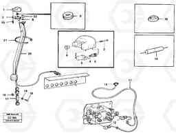 60632 Dual-acting hydraulic outlett on loader unit. EL70C VOLVO BM VOLVO BM EL70C, Volvo Construction Equipment