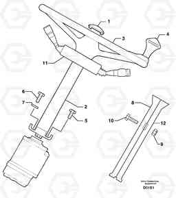 12259 Steering EW50 TYPE 256, Volvo Construction Equipment