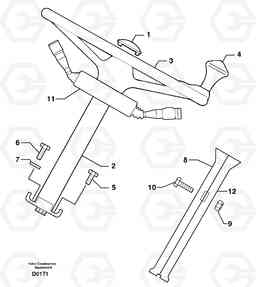 31865 Steering EW50VV TYPE 256, Volvo Construction Equipment