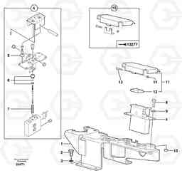 26164 Control pedal : articulated boom EW50VV TYPE 256, Volvo Construction Equipment