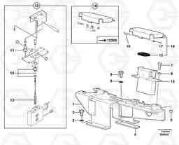 103350 Control pedal : articulated boom EW70VV TYPE 262, Volvo Construction Equipment