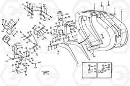 89966 Grab fork with clamp.arm ATTACHMENTS ATTACHMENTS WHEEL LOADERS GEN. D - E, Volvo Construction Equipment