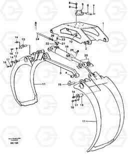 9218 Grapple Swc ATTACHMENTS ATTACHMENTS WHEEL LOADERS GEN. - C, Volvo Construction Equipment