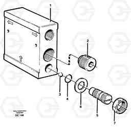 53556 Flow distributor ATTACHMENTS ATTACHMENTS WHEEL LOADERS GEN. D - E, Volvo Construction Equipment