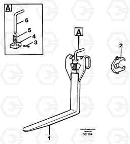 21036 Fork tines ATTACHMENTS ATTACHMENTS MISCELLANEOUS, Volvo Construction Equipment