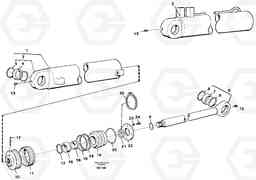 19024 Hydraulic cylinder ATTACHMENTS ATTACHMENTS WHEEL LOADERS GEN. - C, Volvo Construction Equipment