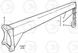 23054 Lifting arm ATTACHMENTS ATTACHMENTS MISCELLANEOUS, Volvo Construction Equipment