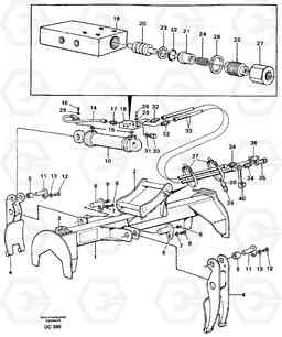 35827 Pole raiser bracket ATTACHMENTS ATTACHMENTS WHEEL LOADERS GEN. - C, Volvo Construction Equipment