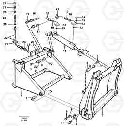 40492 Hydraulically-operated jib extension ATTACHMENTS ATTACHMENTS WHEEL LOADERS GEN. - C, Volvo Construction Equipment