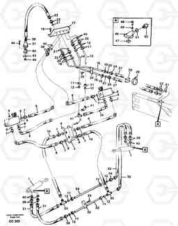 40497 Service digger, hydraulic system ATTACHMENTS ATTACHMENTS WHEEL LOADERS GEN. - C, Volvo Construction Equipment