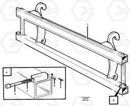 33988 Fork frame ATTACHMENTS ATTACHMENTS WHEEL LOADERS GEN. - C, Volvo Construction Equipment