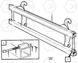 56693 Fork frame ATTACHMENTS ATTACHMENTS MISCELLANEOUS, Volvo Construction Equipment