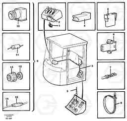 36509 Cable harness ATTACHMENTS ATTACHMENTS WHEEL LOADERS GEN. D - E, Volvo Construction Equipment