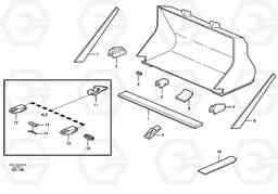 17585 Bucket, straight with teeth ATTACHMENTS ATTACHMENTS WHEEL LOADERS GEN. - C, Volvo Construction Equipment