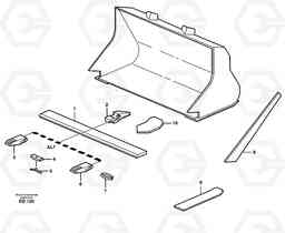 14819 Bucket, straight with teeth ATTACHMENTS ATTACHMENTS BUCKETS, Volvo Construction Equipment