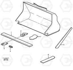 16900 Bucket, straight with teeth ATTACHMENTS ATTACHMENTS WHEEL LOADERS GEN. - C, Volvo Construction Equipment