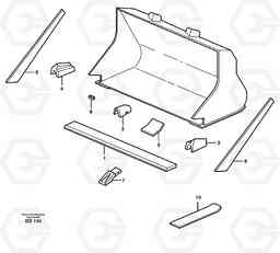15268 Bucket, straight with teeth ATTACHMENTS ATTACHMENTS BUCKETS, Volvo Construction Equipment