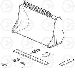 20122 Bucket, straight with teeth ATTACHMENTS ATTACHMENTS WHEEL LOADERS GEN. - C, Volvo Construction Equipment