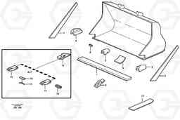 18437 Bucket, straight with teeth ATTACHMENTS ATTACHMENTS BUCKETS, Volvo Construction Equipment