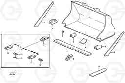 20125 Bucket, straight with teeth ATTACHMENTS ATTACHMENTS WHEEL LOADERS GEN. - C, Volvo Construction Equipment