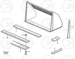 23173 Light materials bucket ATTACHMENTS ATTACHMENTS BUCKETS, Volvo Construction Equipment