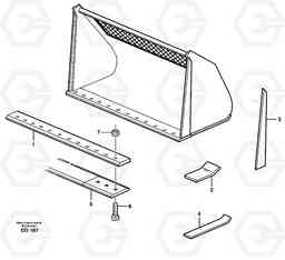 20858 Light materials bucket ATTACHMENTS ATTACHMENTS BUCKETS, Volvo Construction Equipment