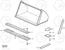 76419 Light materials bucket ATTACHMENTS ATTACHMENTS WHEEL LOADERS GEN. - C, Volvo Construction Equipment