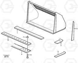 22464 Light materials bucket ATTACHMENTS ATTACHMENTS BUCKETS, Volvo Construction Equipment