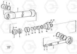 31556 Hydraulic cylinder ATTACHMENTS ATTACHMENTS WHEEL LOADERS GEN. - C, Volvo Construction Equipment