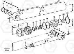 39754 Hydraulic cylinder ATTACHMENTS ATTACHMENTS BUCKETS, Volvo Construction Equipment