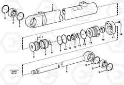 31559 Hydraulic cylinder ATTACHMENTS ATTACHMENTS WHEEL LOADERS GEN. - C, Volvo Construction Equipment